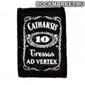 CATHARSIS - Нашивка Тканая 10 Gressus Ad Vertex (Old Time Brand)